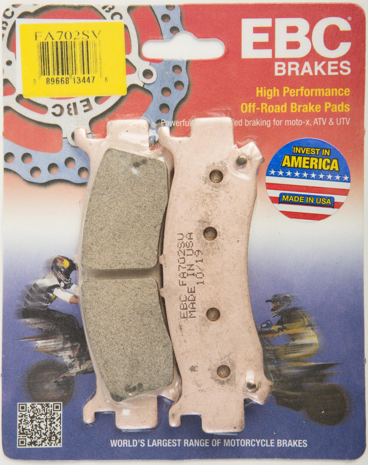 EBC Brake Pads Fa702sv Severe Duty Sv Series FA702SV