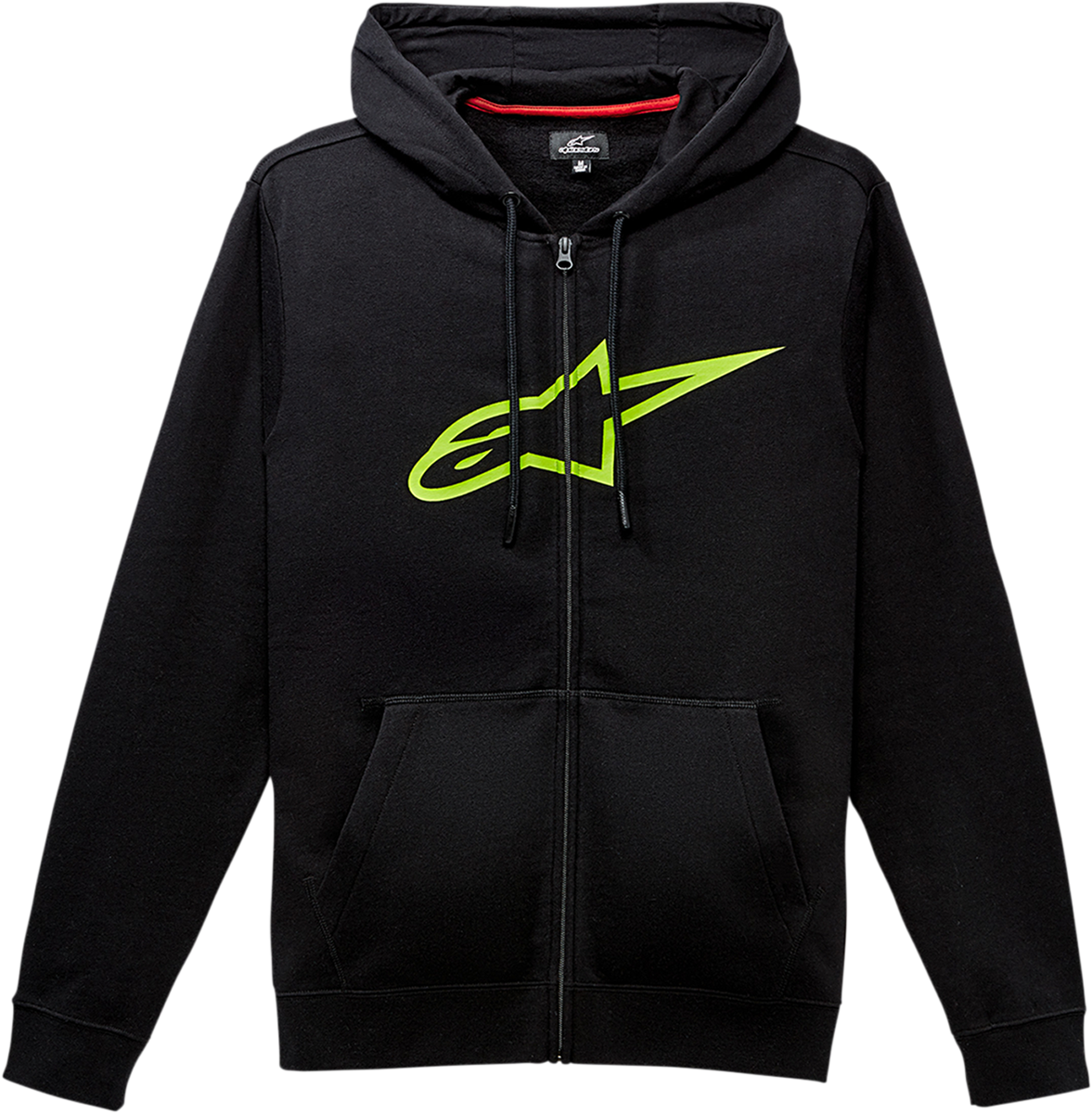 ALPINESTARS Ageless 2 Zip Hoodie - Black/Green - 2XL 10385305210602X