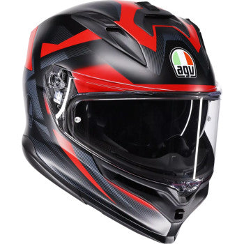 AGV Helmet K7 Glimpse Matte Black/Red Lg 2118399004-015-L
