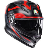 AGV Helmet K7 Glimpse Matte Black/Red Lg 2118399004-015-L