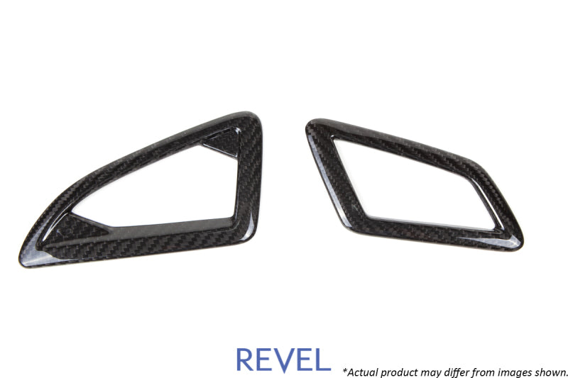 Revel GT Dry Carbon Defroster Garnish (Left & Right) 16-18 Honda Civic - 2 Pieces 1TR4GT0AH03