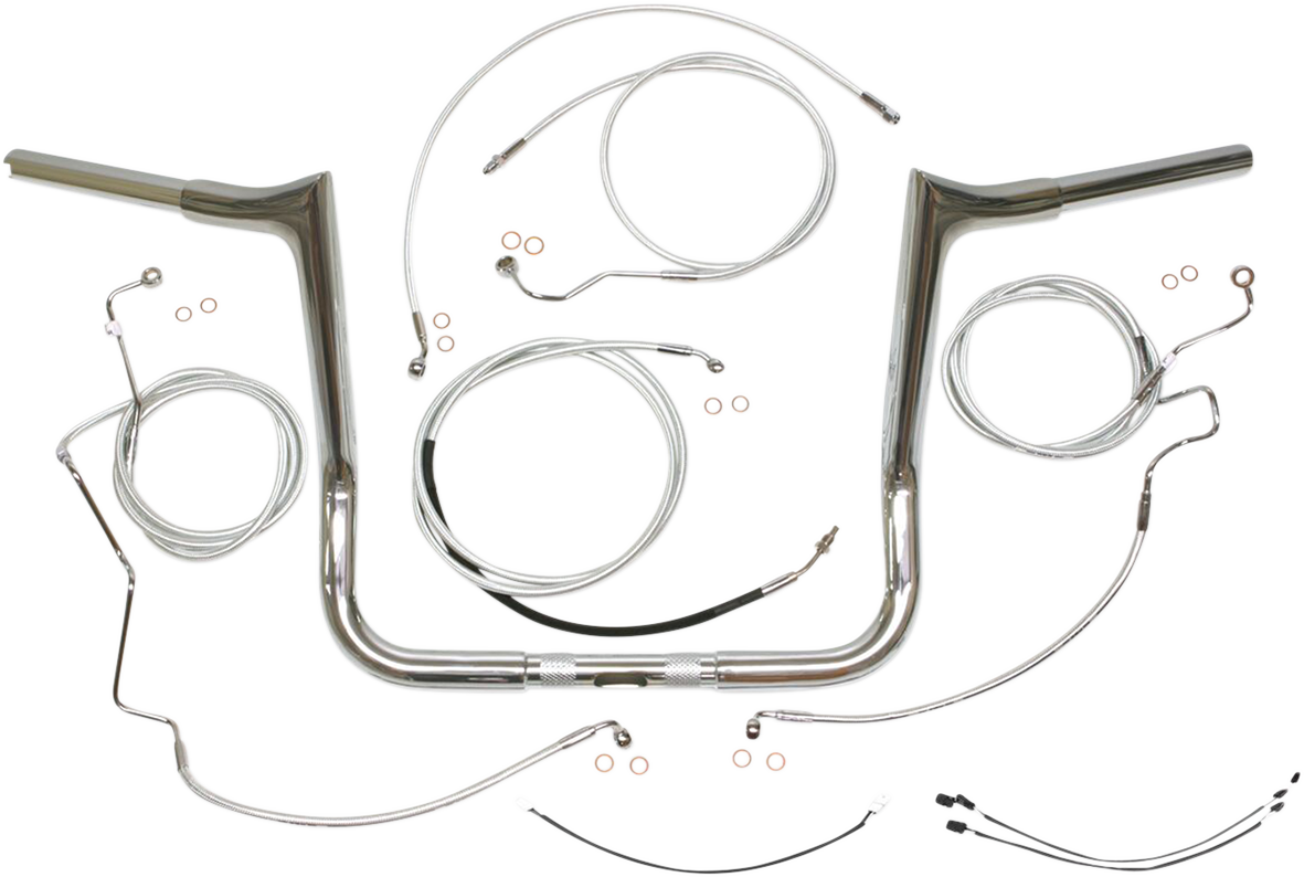 MAGNUM Handlebar Kit - Viking - 14" - Sterling Chromite II 38869-414