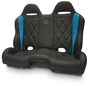 BS SAND Performance Seat - Big Diamond - Black/Titanium Blue - Maverick X3 '16-'20 PEBETBBDC