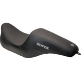 SLYFOX Slyfox Seat - Gray Logo - Smooth Vinyl - Carbon Fiber - FL '97-'07 0801-1613