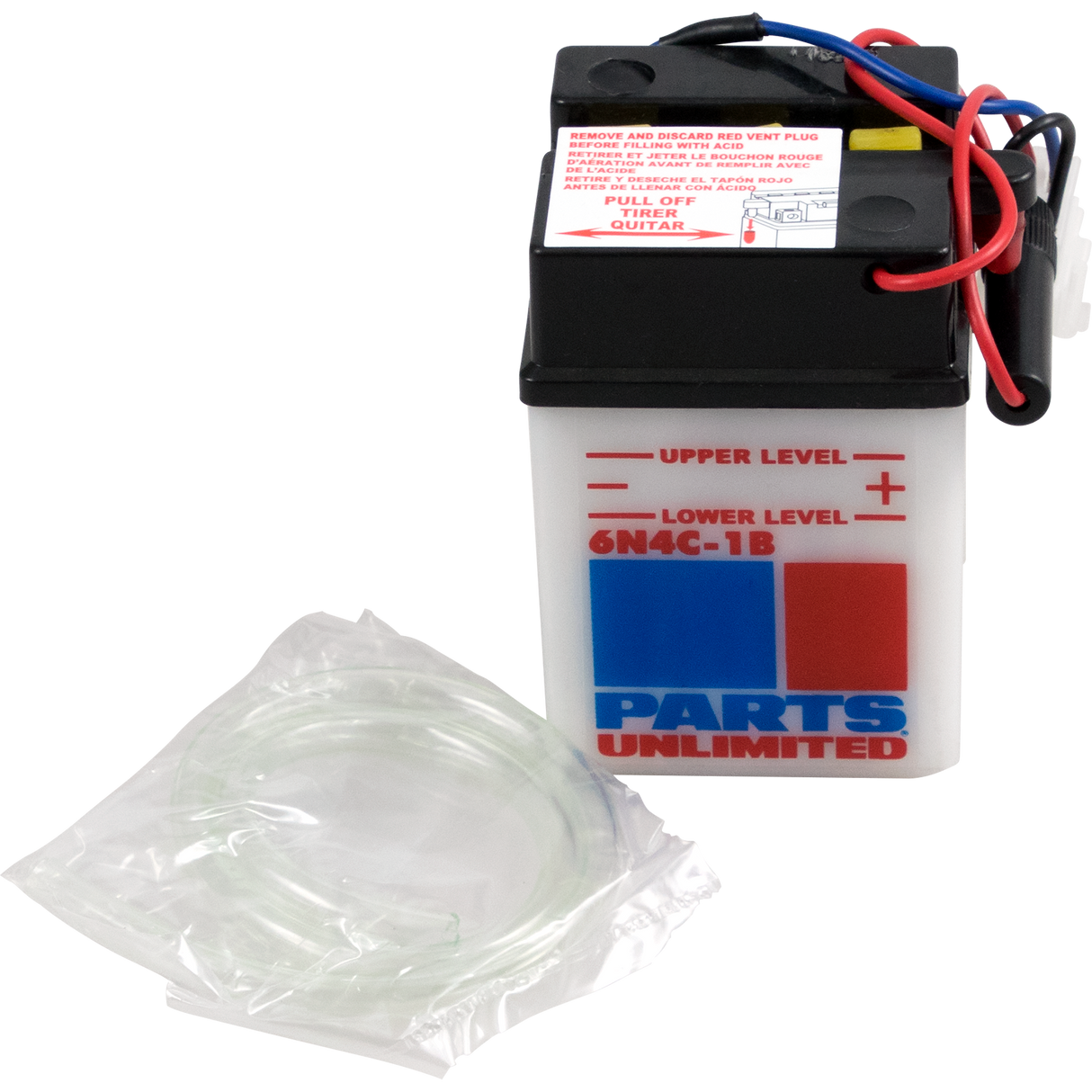 Parts Unlimited Conventional Battery 6n4c1b