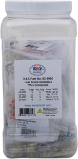 K&S TECHNOLOGIES Solderless Wire Connectors 03-2000