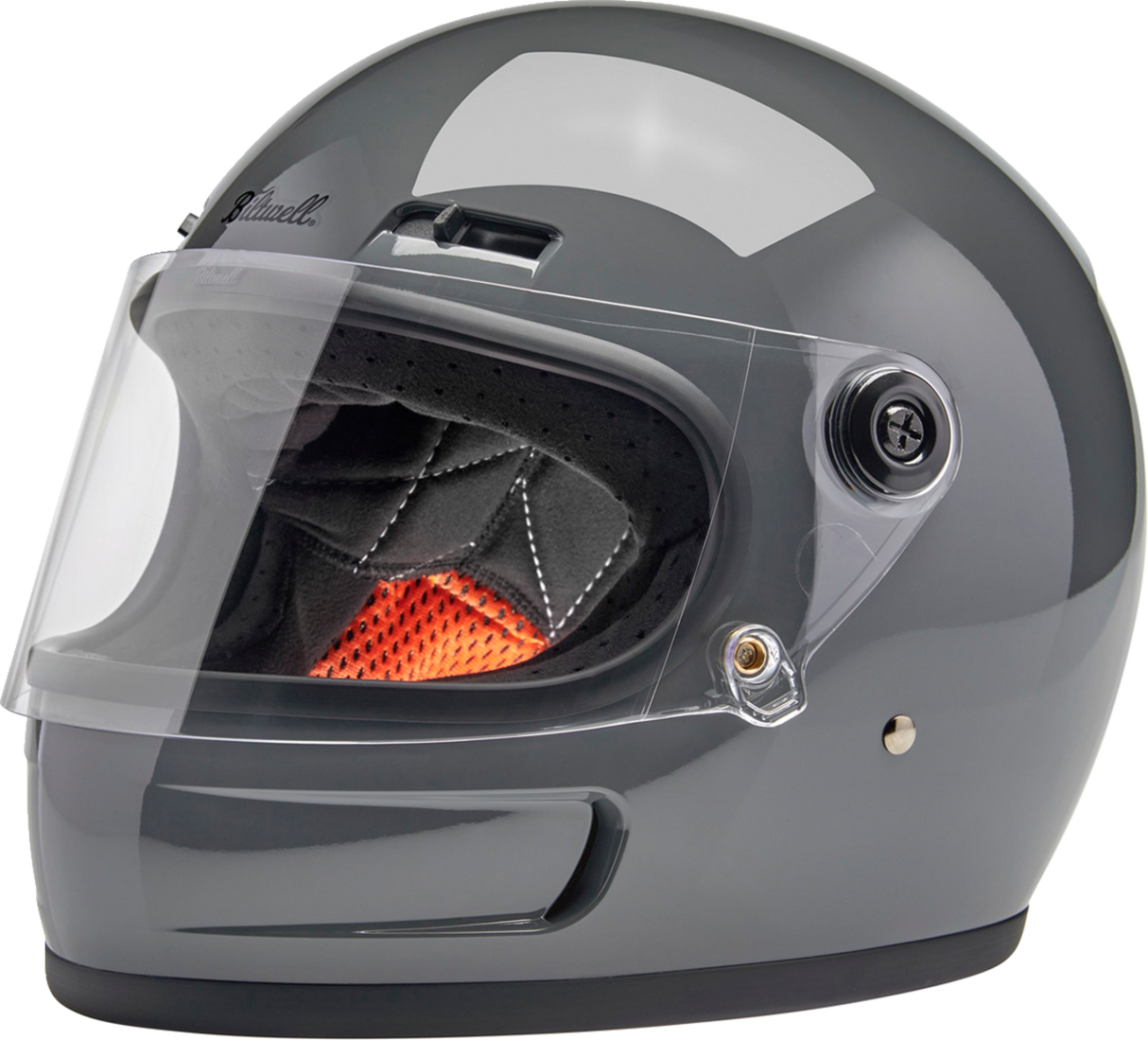 BILTWELL Gringo SV Helmet - Gloss Storm Gray - Medium 1006-109-503