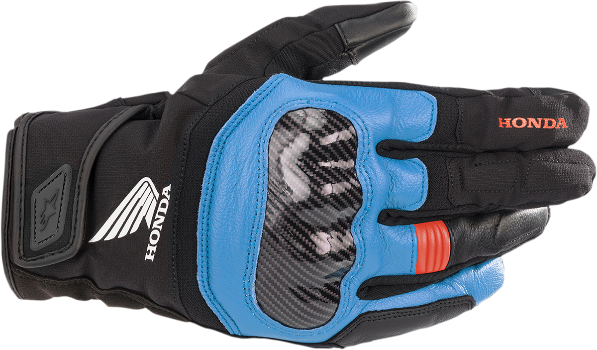 ALPINESTARS Honda SMX Z Drystar® Gloves - Black/Blue/Bright Red - 2XL 3527321-1737-2X