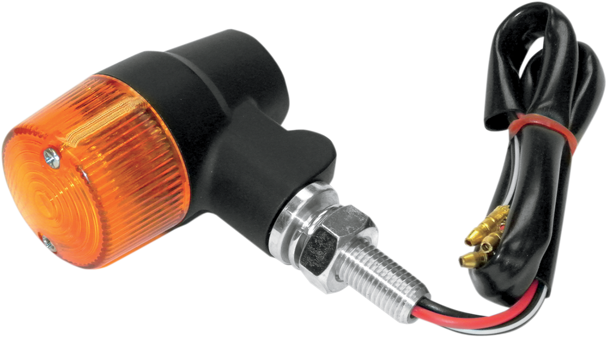 K&S TECHNOLOGIES Marker Light - Single Filament - Amber/Black 25-8632