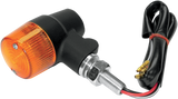 K&S TECHNOLOGIES Marker Light - Single Filament - Amber/Black 25-8632