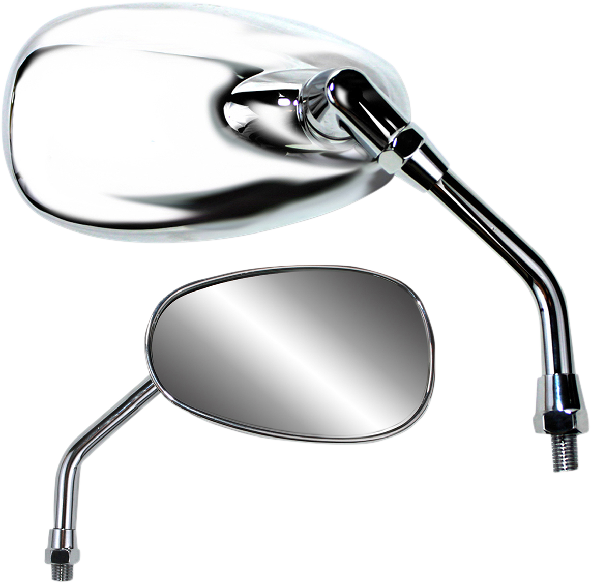 Parts Unlimited Mirror - American-Style - Chrome 17030