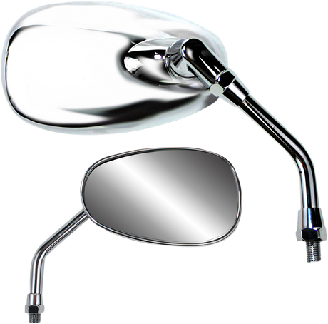 Parts Unlimited Mirror - American-Style - Chrome 17030