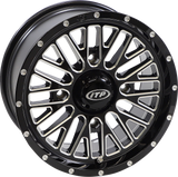 ITP Wheel - Momentum - Front/Rear - Black/Milled - 14x7 - 4/156 - 5+2 (+30 mm) 1422736731B