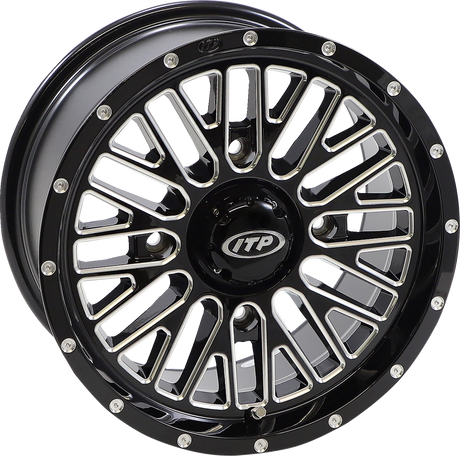 ITP Wheel - Momentum - Front/Rear - Black/Milled - 14x7 - 4/156 - 5+2 (+30 mm) 1422736731B