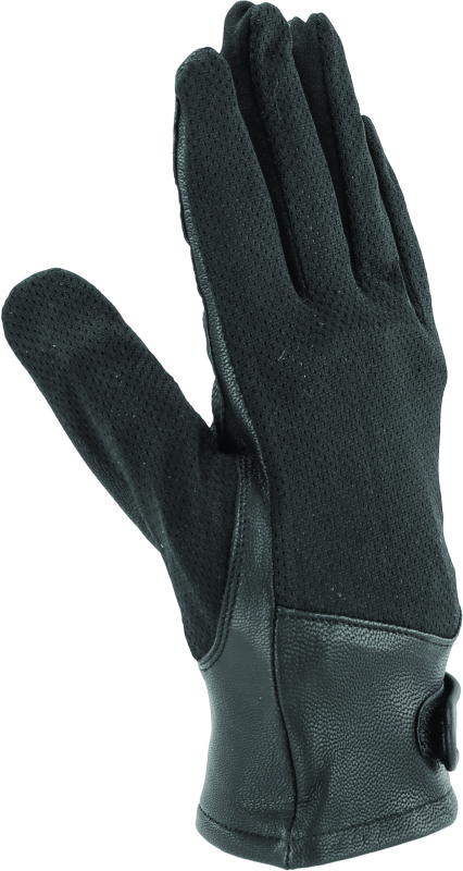 Kuryakyn By River Road Pecos Leather Mesh Gloves Black - Small