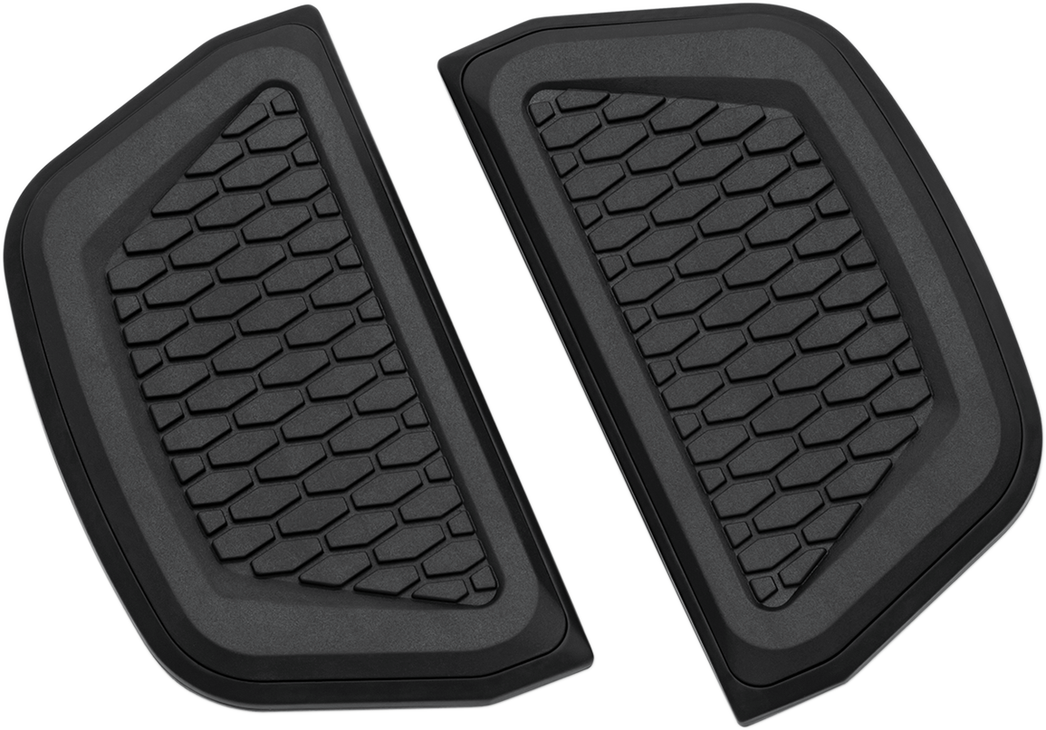 KURYAKYN Passenger Hex Floorboard Inserts - Black 5903