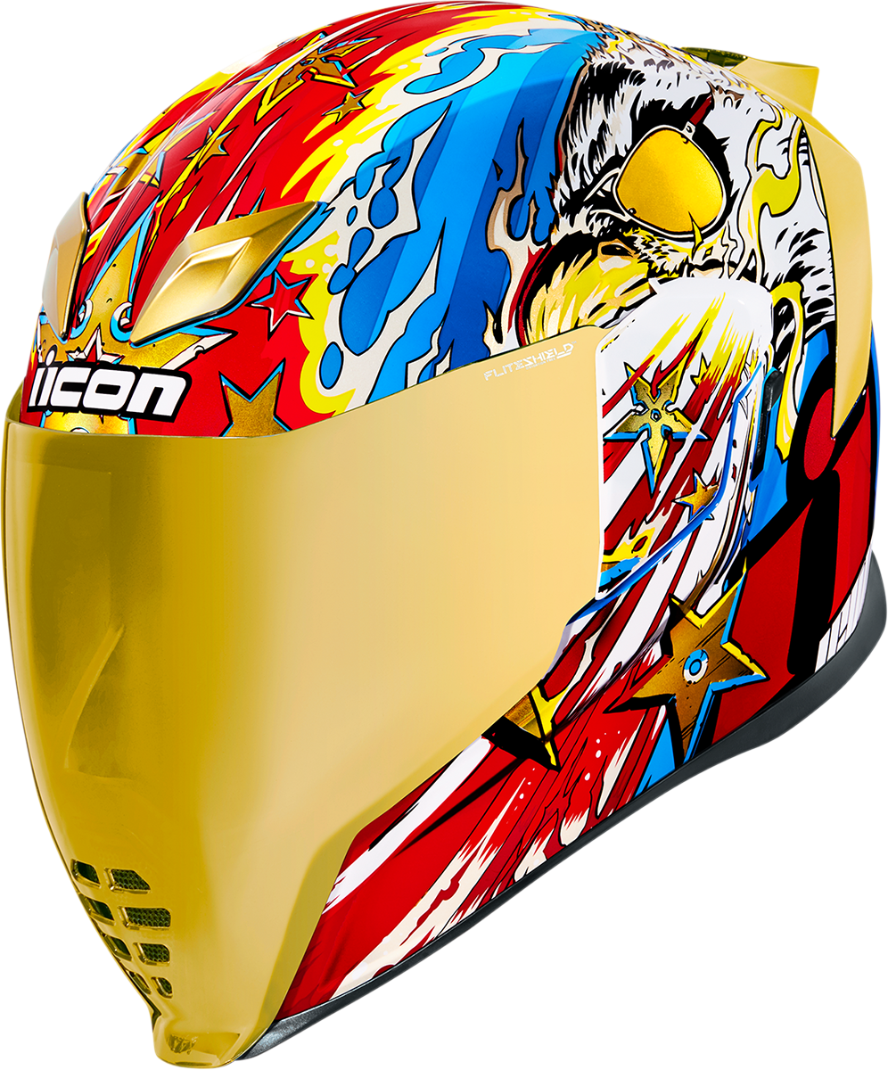 ICON Airflite™ Helmet - Freedom Spitter - Gold - Large 0101-13927