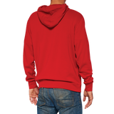 100% Icon Pullover Hoodie - Red - XL 20029-00013