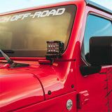 Rigid Industries 2018 Jeep JL - A-Pillar Mount Kit - Mounts Set of D / D-SS / SR-M / Ignite Series 41659