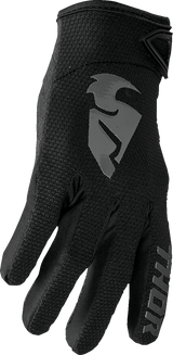 THOR Youth Sector Gloves - Black/Gray - Small 3332-1730