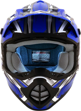 AFX FX-17 Helmet - Butterfly - Matte Blue - Small 0110-7122