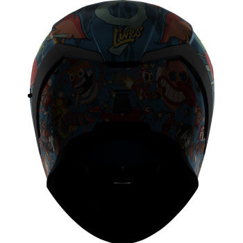 ICON Airform™ Helmet - 9 Lives - Blue - 2XL 0101-17388