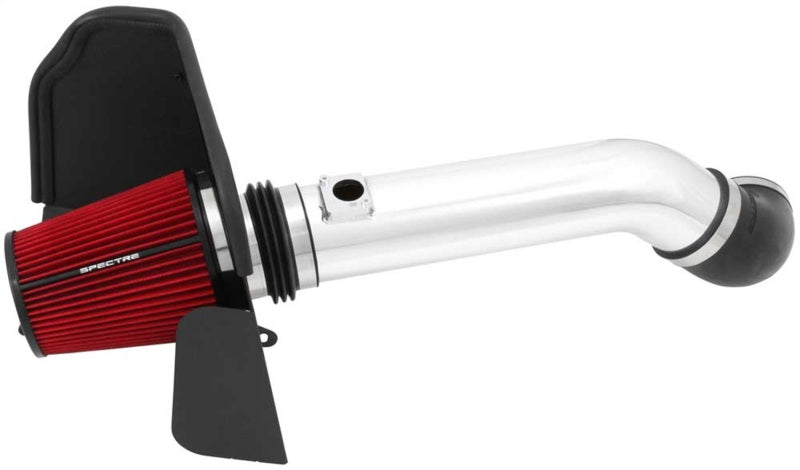 Spectre 11-13 GM 2500HD/3500HD V8-6.0L F/I Air Intake Kit - Polished w/Red Filter 9004