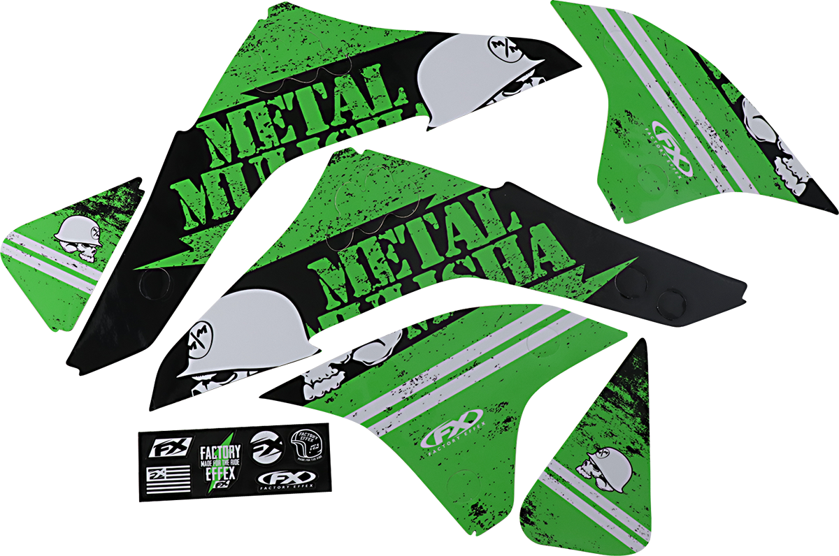 FACTORY EFFEX Metal Mulisha Graphic Kit - Kawasaki 23-11124