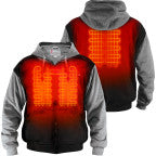 GERBING HEATED CLOTHING 7 V Battery Heated Hoodie - Black - Large GERHDY7VUNIBLKL