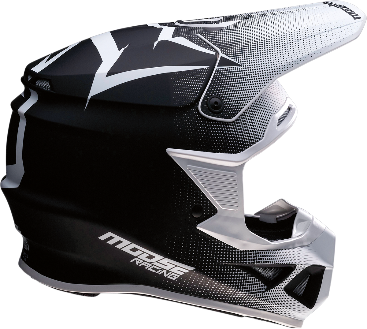 MOOSE RACING F.I. Helmet - Agroid™ - MIPS® - White/Black - 2XL 0110-6703