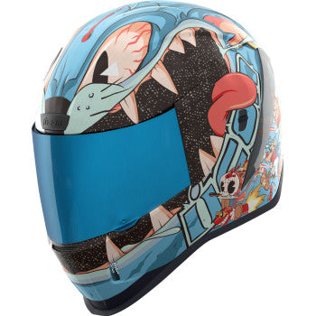 ICON Airform™ Helmet - 9 Lives - Blue - Large 0101-17386