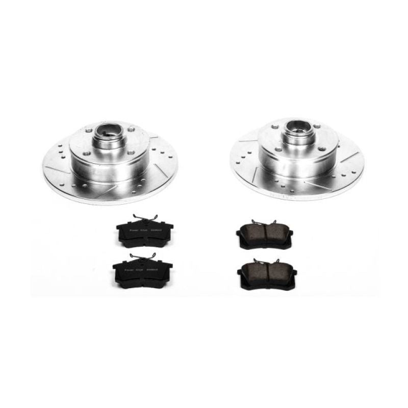 Power Stop 90-92 Volkswagen Corrado Rear Z23 Evolution Sport Brake Kit