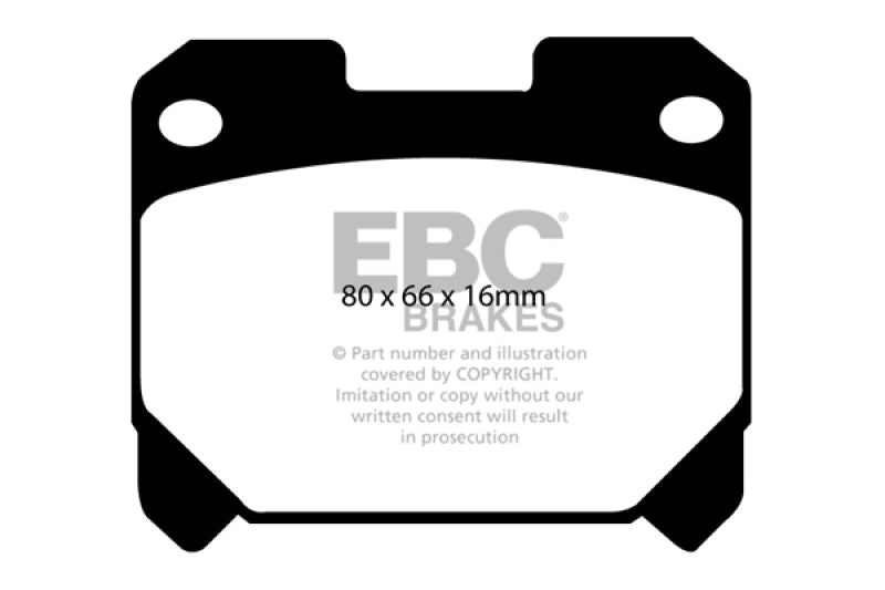 EBC 93-98 Toyota Supra 3.0 Twin Turbo Yellowstuff Rear Brake Pads DP41005R