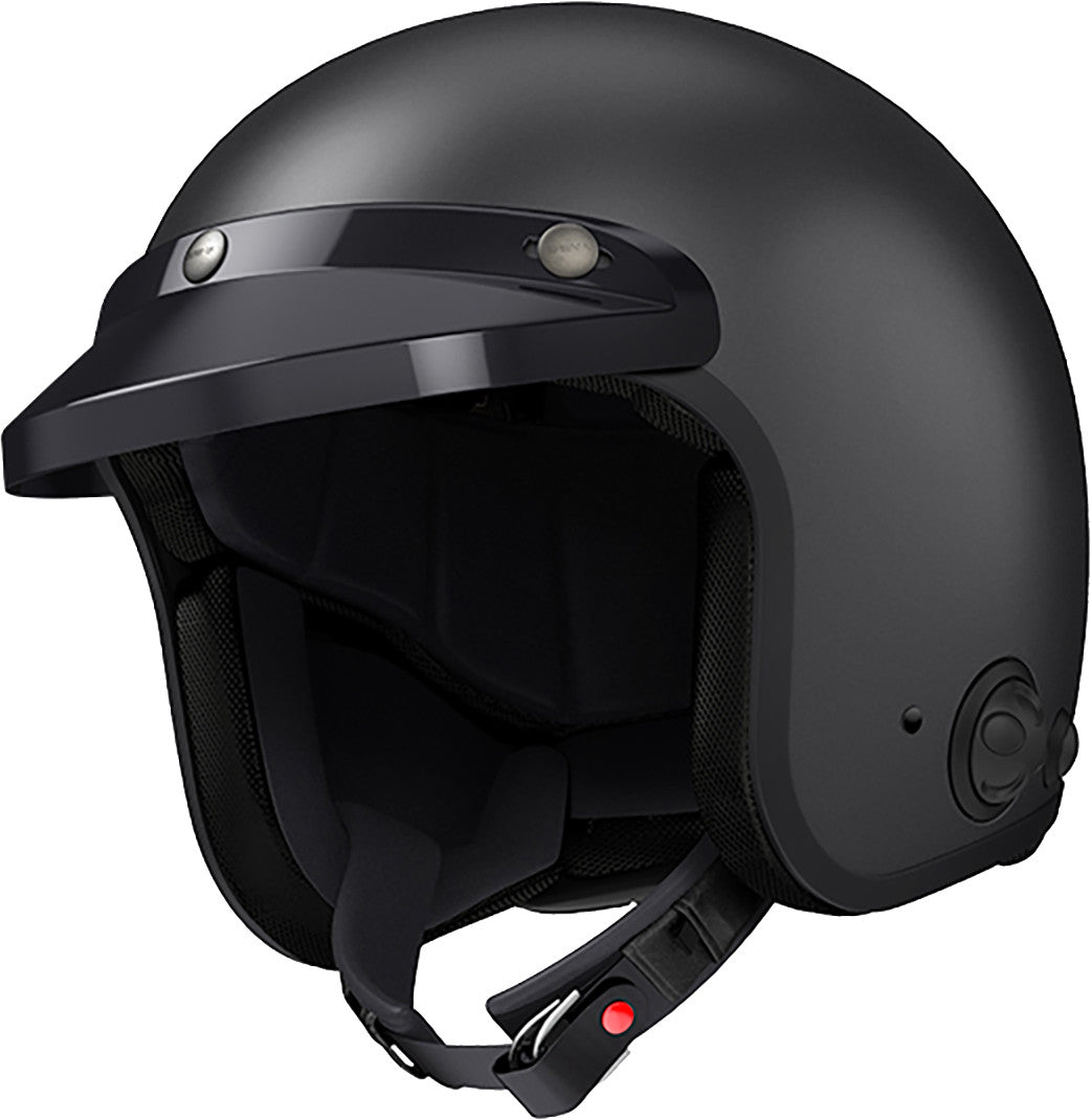 SENA Savage Open Face Matte Black Xs SAVAGE-CL-MB-XS-01