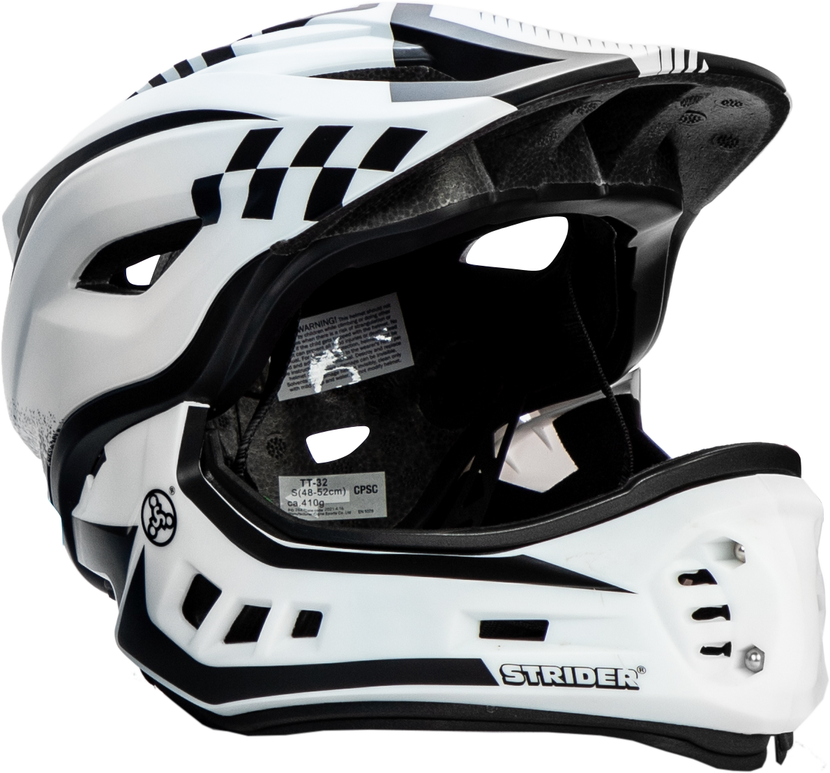 STRIDER ST-R Full Face Helmet - White - Medium AHELMETFFWHMD