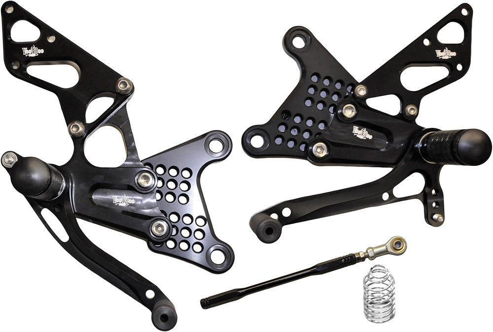 VOODOO Billet Rear Set Black VRD1317