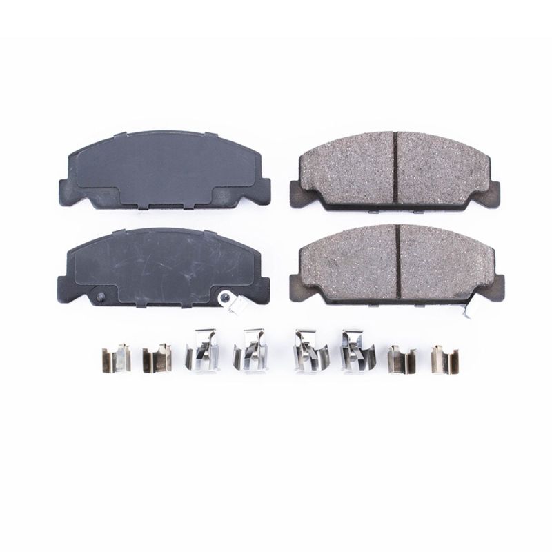 Power Stop 90-00 Honda Civic Front Z17 Evolution Ceramic Brake Pads w/Hardware