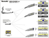Arrow Suzuki Gsx-R 600/750 '06-10 4:2:1 Stainless Steel Collectors For Arrow Silencers 71334mi