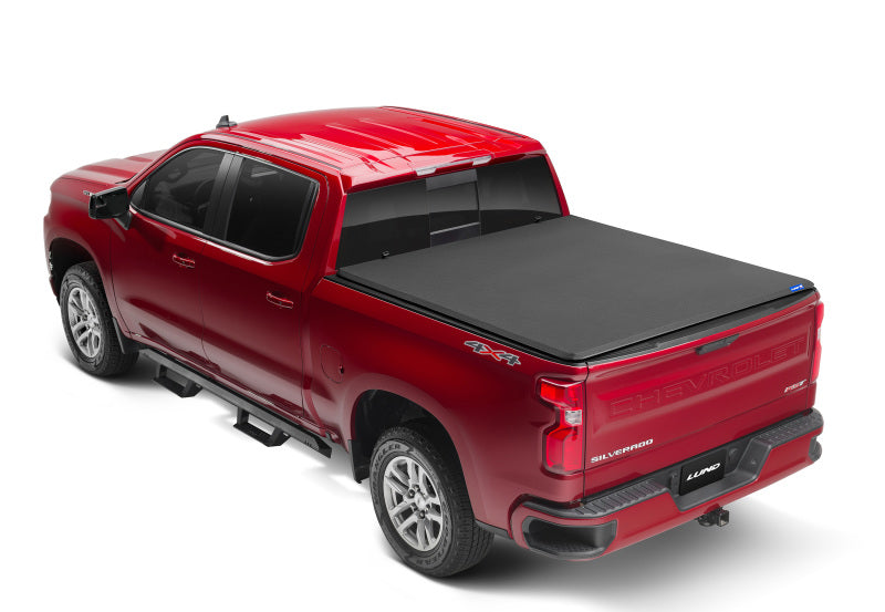 Lund 04-12 Chevy Colorado (5ft. Bed) Genesis Elite Tri-Fold Tonneau Cover - Black