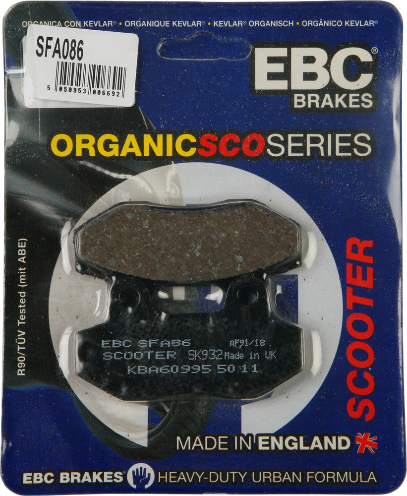 EBC Brake Pads Sfa86 Organic SFA86