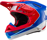 ALPINESTARS Supertech M10 Helmet - Aeon - MIPS® - Gloss Bright Red/Blue - XS 8301923-3017-XS