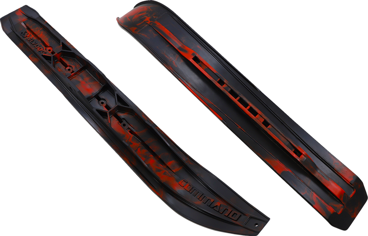 SLYDOG SKIS Command Ski - 6" - Black/Indy Red CMDSWRBLKIND