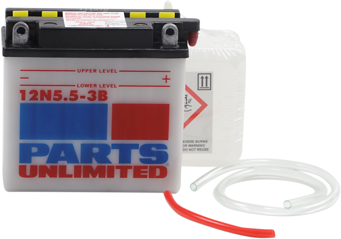 Parts Unlimited Battery - 12n5.5-3b 12n5.5-3b-Fp