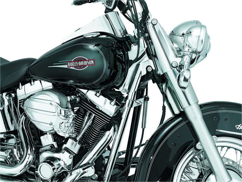 Kuryakyn Downtube Covers 00-06 Softail Chrome 7853