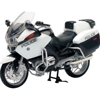 New Ray Toys BMW R1200RT-P Police Bike - 1:12 Scale - Black/White 43153