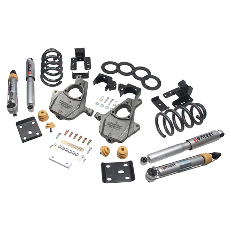 Belltech LOWERING KIT 16.5-17 Chevrolet Silverado Ext/Crew Cab 2WD 3-4F / 5-6R 1013SP