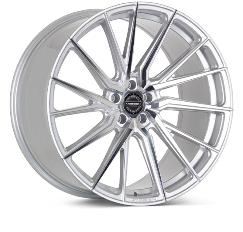 Vossen HF-4T 21x10.5 / 5x112 / ET30 / Deep Face / 66.5 - Silver Polished - Left Wheel