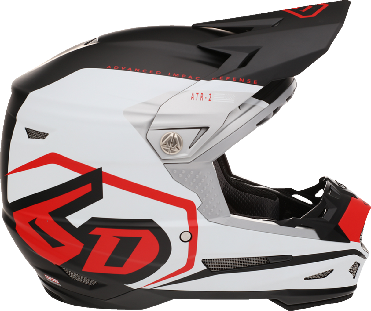 6D ATR-2 Helmet - Delta - Red - Small 12-3415