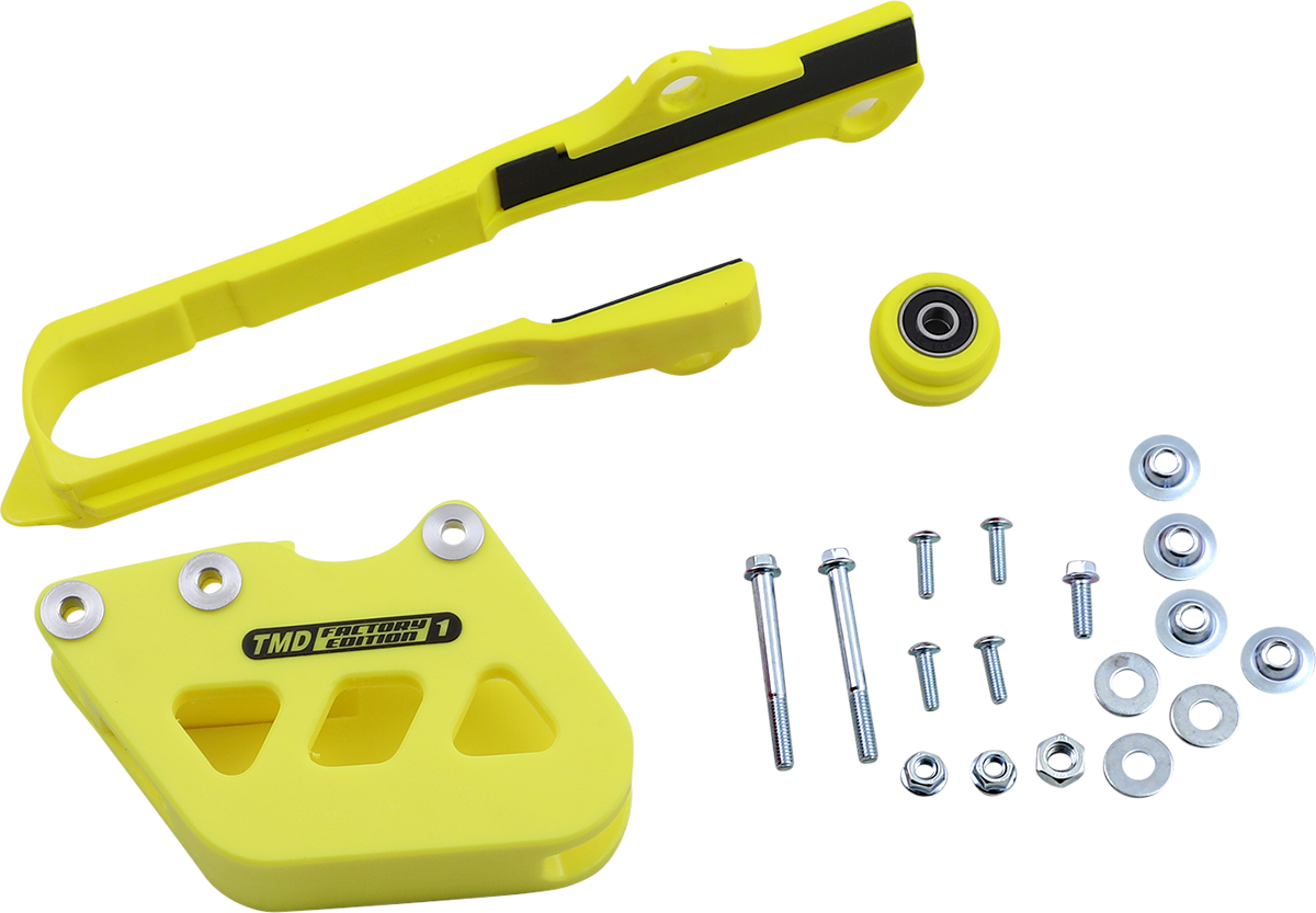 T.M. DESIGNWORKS Chain Guide/Slider - Suzuki - Yellow SCP-OR1-YL