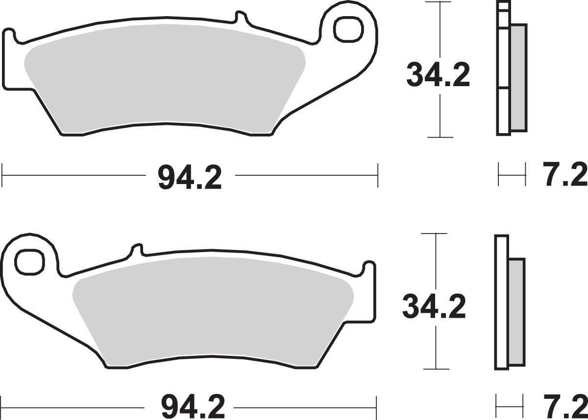 SBS Off-Road Sintered Brake Pads 694SI